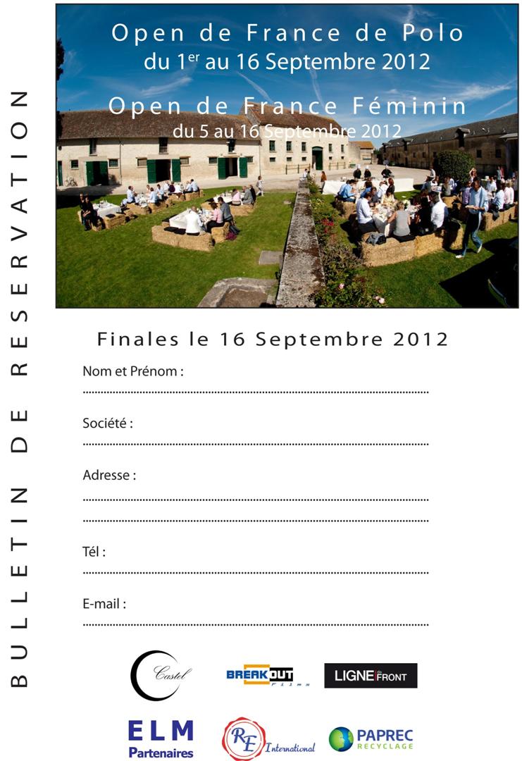 Bulletin de réservation 2012-1-2